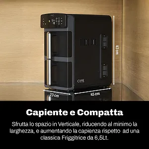 Мультипечь CLASSE ITALY 11 л с двойным выдвижным ящиком, синхронная функция, 9 программ, сенсорный дисплей, регулировка времени и температуры приготовления, без BPA и PFOA, 2400 Вт цена на synthetic.ua - Фото 1 Мультипечь CLASSE ITALY 11 л с двойным выдвижным ящиком, синхронная функция, 9 программ, сенсорный дисплей, регулировка времени и температуры приготовления, без BPA и PFOA, 2400 Вт synthetic.ua - Фото 1
