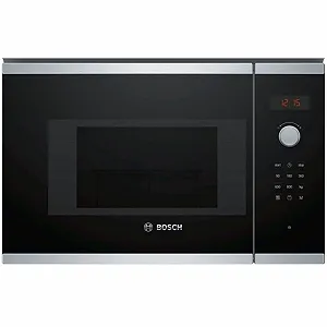 Купити Вбудована мікрохвильова піч Bosch Bel523MS0 20 л 800 Вт Чорна, Нержавіюча сталь - Фото 1 Вбудована мікрохвильова піч Bosch Bel523MS0 20 л 800 Вт Чорна, Нержавіюча сталь - Фото 1