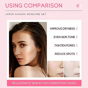 Набір для догляду за шкірою Japan Sakura для дівчат-підлітків (7 предметів) synthetic.ua - Фото 1