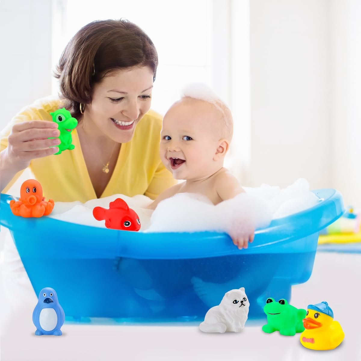 Набор игрушек для ванны 30 шт., фото №6