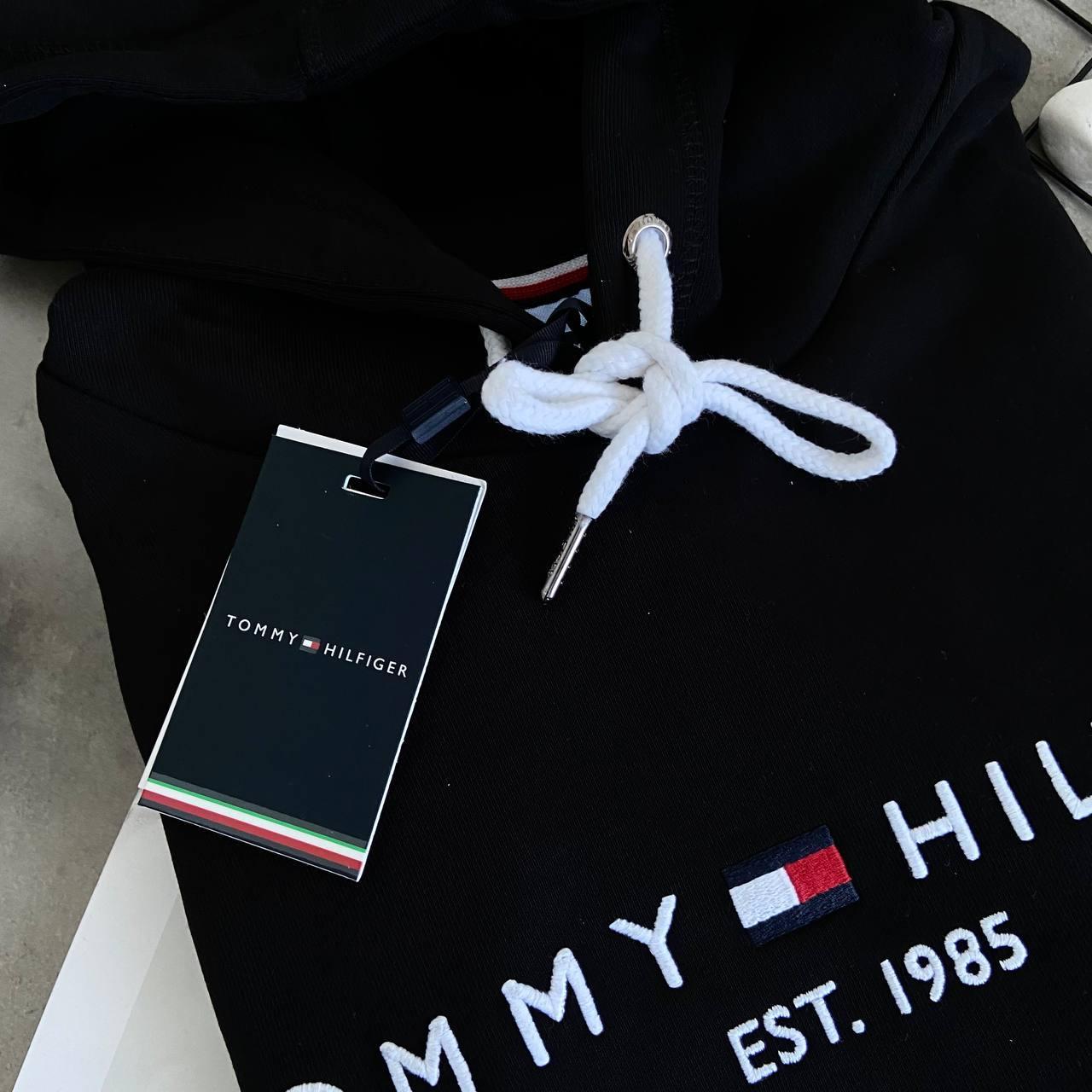 Мужское худи черное Tommy Hilfiger Lux кофта мужская с капюшоном томми хилфигер, фото №4 Мужское худи черное Tommy Hilfiger Lux кофта мужская с капюшоном томми хилфигер, фото №4