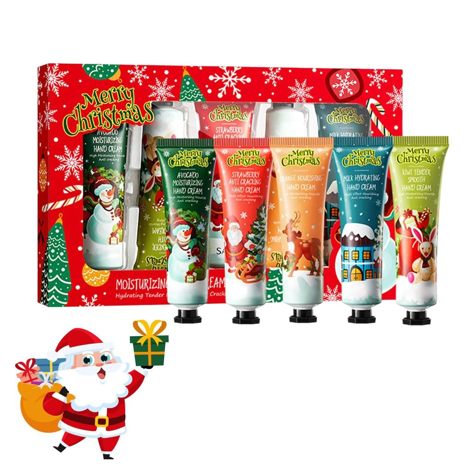 Крем для рук Набір з 5 міні-кремів для рук Різдвяний подарунковий набір, фото №7