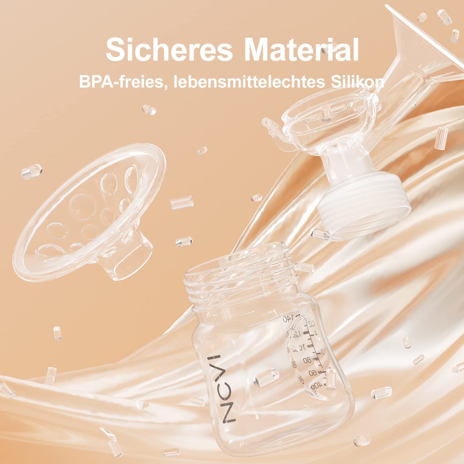 Ручной Молокоотсос NCVI с бутылочкой 150 мл, BPA Free, фото №4 Ручной Молокоотсос NCVI с бутылочкой 150 мл, BPA Free, фото №4