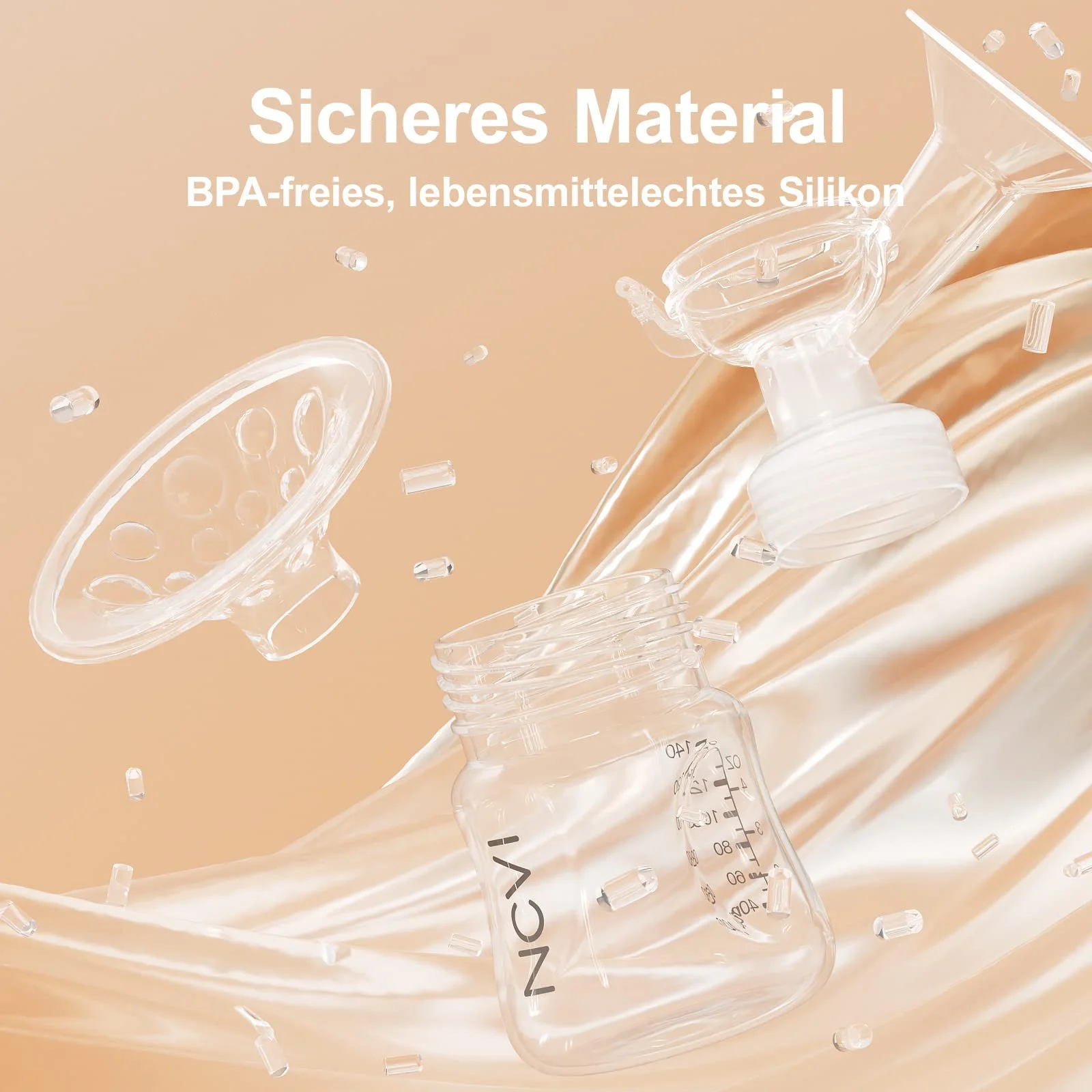 Ручной Молокоотсос NCVI с бутылочкой 150 мл, BPA Free, фото №4 Ручной Молокоотсос NCVI с бутылочкой 150 мл, BPA Free, фото №4