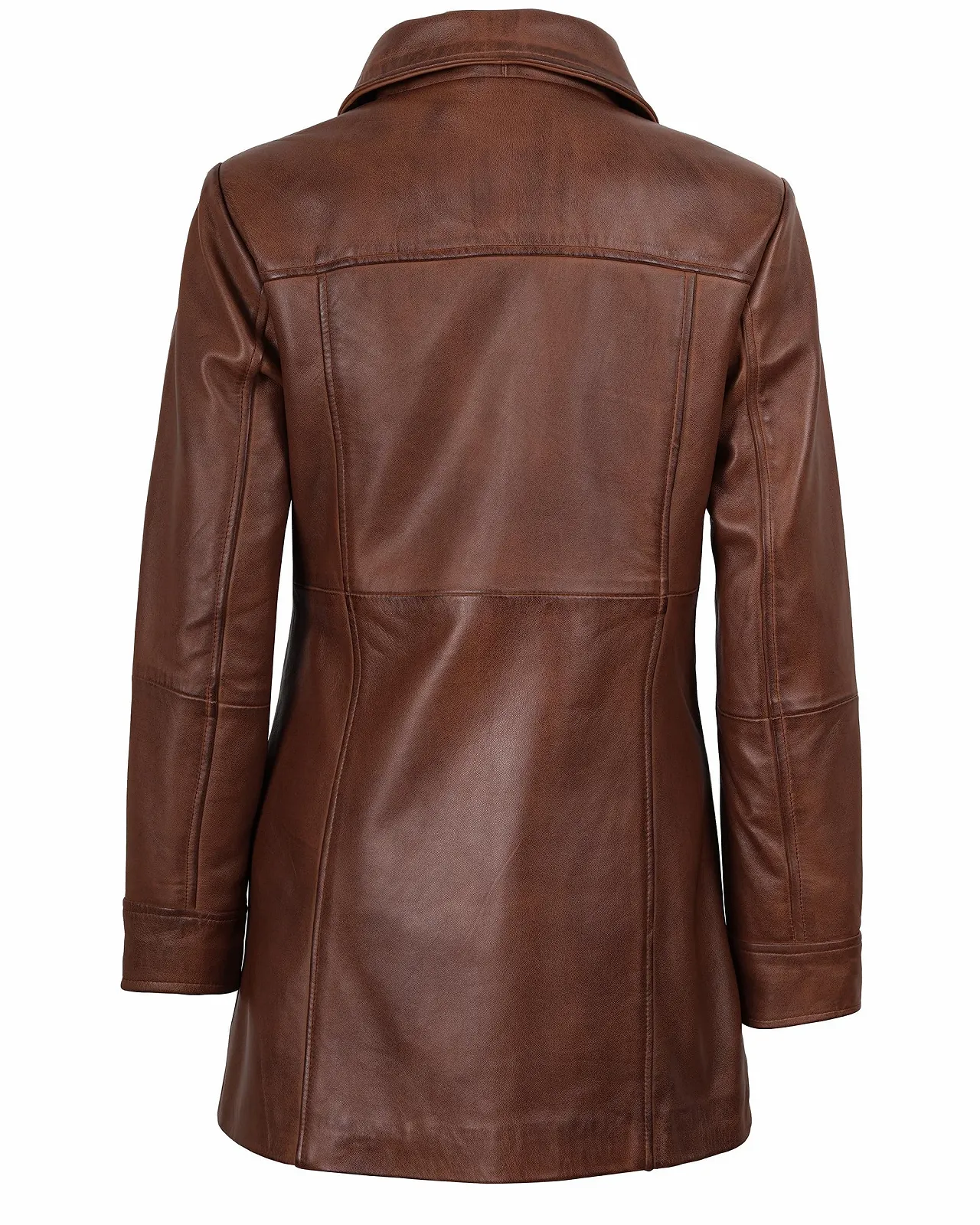 Шкіряна куртка Fjackets зі шкіри ягняти для жінок, фото №4