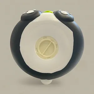 Скарбничка декоративна XL Panda з твердого пластику (круглий панда) - Фото 1