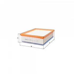 Повітряний фільтр KNECHT LX 4068 для FIAT GMC NISSAN OPEL RENAULT VAUXHALL - Фото 1