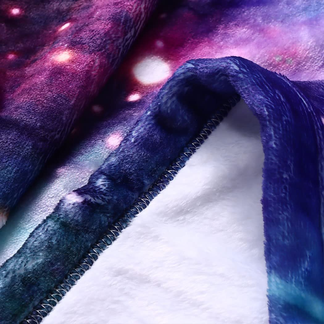 Покривало Violetpos Фланель М'яка Тепла Зручна Флісова Для дивану Сова Місяць Фіолетова Галактика Всесвіт Тварина 150 x 200 см, фото №8 Покривало Violetpos Фланель М'яка Тепла Зручна Флісова Для дивану Сова Місяць Фіолетова Галактика Всесвіт Тварина 150 x 200 см, фото №8