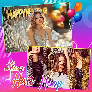 Новогодний световой обруч для волос со светодиодами synthetic.ua - Фото 1