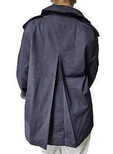 Тренч Herrlicher Juliana Двобортний з коміром-лацканами на ґудзиках synthetic.ua - Фото 1