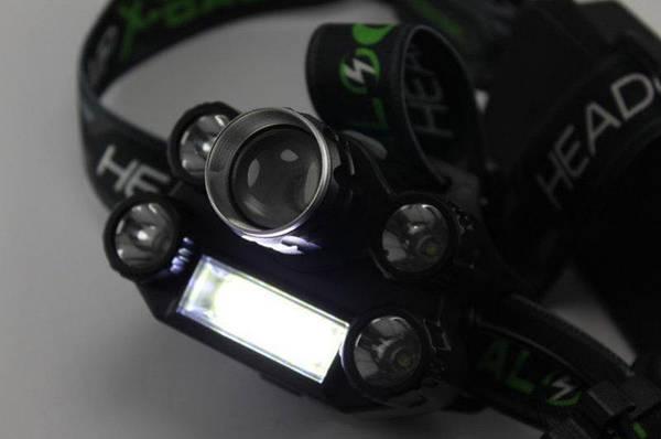 Налобный светодиодный фонарь Police BL-T64+COB, фото №1 Налобный светодиодный фонарь Police BL-T64+COB, фото №1