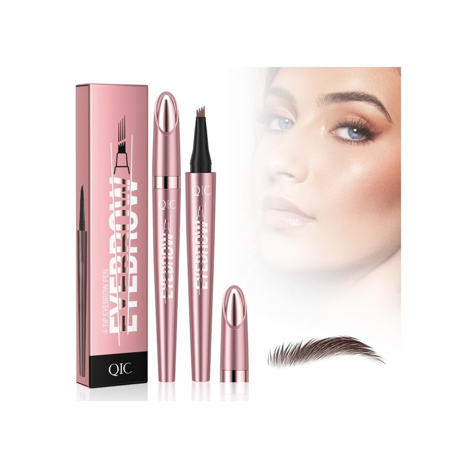 Карандаш для бровей 3D Magic Micro Waterproof с аппликатором с 4 зубцами, фото №1 Карандаш для бровей 3D Magic Micro Waterproof с аппликатором с 4 зубцами, фото №1