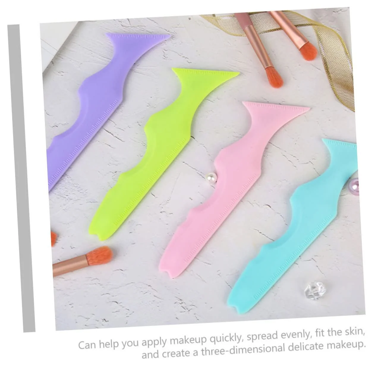 Трафарет Ipetboom для підводки очей, тіней, вій, брів, силіконовий, фото №5