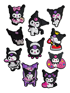 Джибитсы Куроми Kuromi Jibbitz 10 шт аксессуары Крокс украшение Dz_106_2 - Фото 1