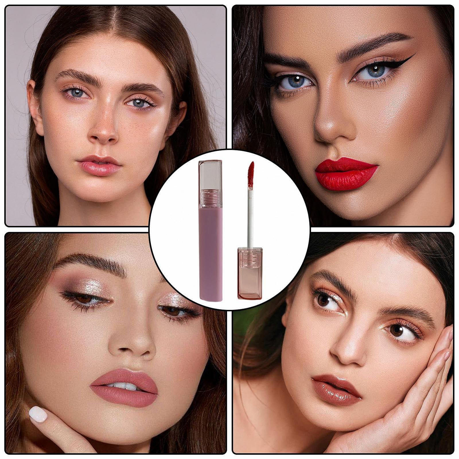 Блеск Anloximt для губ Long-lasting липкий увлажняющий матовый, фото №6