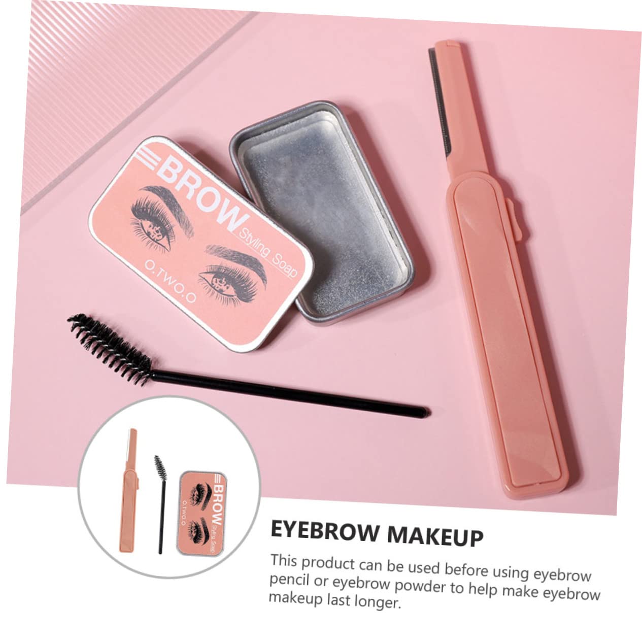 Крем Beavorty 3 х для брів Помада для зміцнення брів Набір для формування брів Віск Гель для вій 3D Кліпси, фото №3