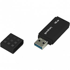 Флеш-накопитель USB3.0 16GB GOODRAM UME3 Black (UME3-0160K0R11) - Фото 1