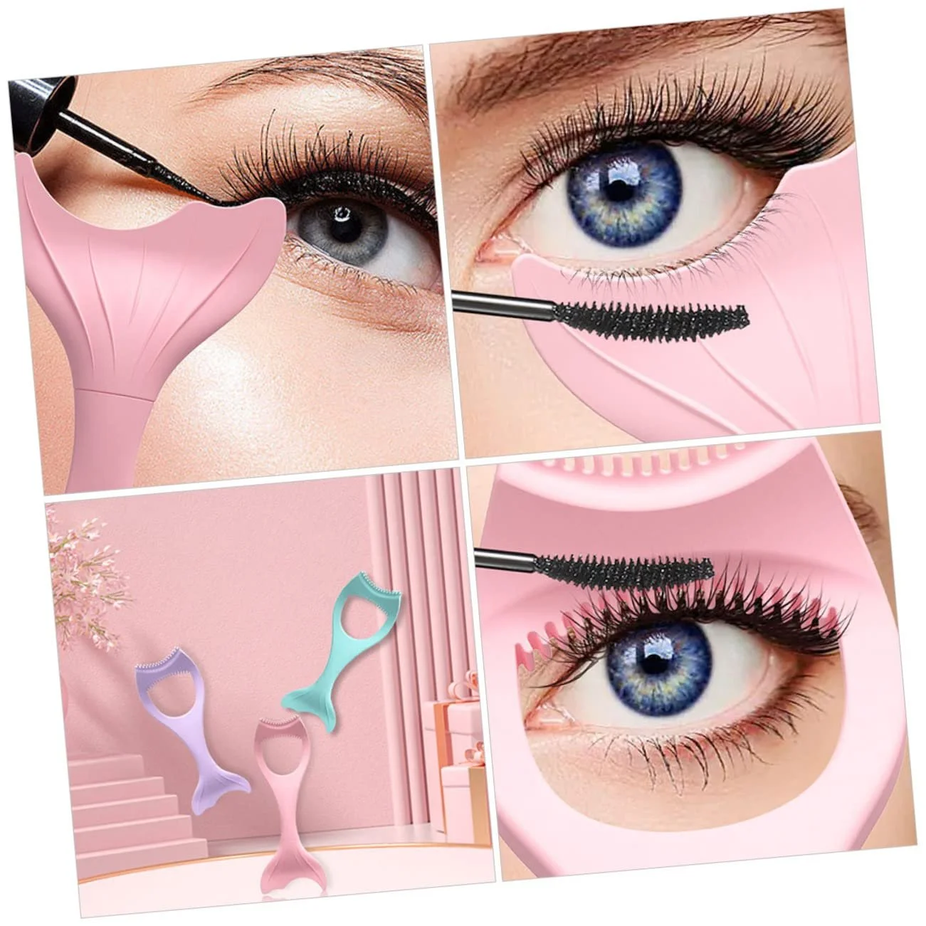 Інструмент Housoutil для макіяжу, аплікатор для підводки очей, трафарет 10 шт, фото №5