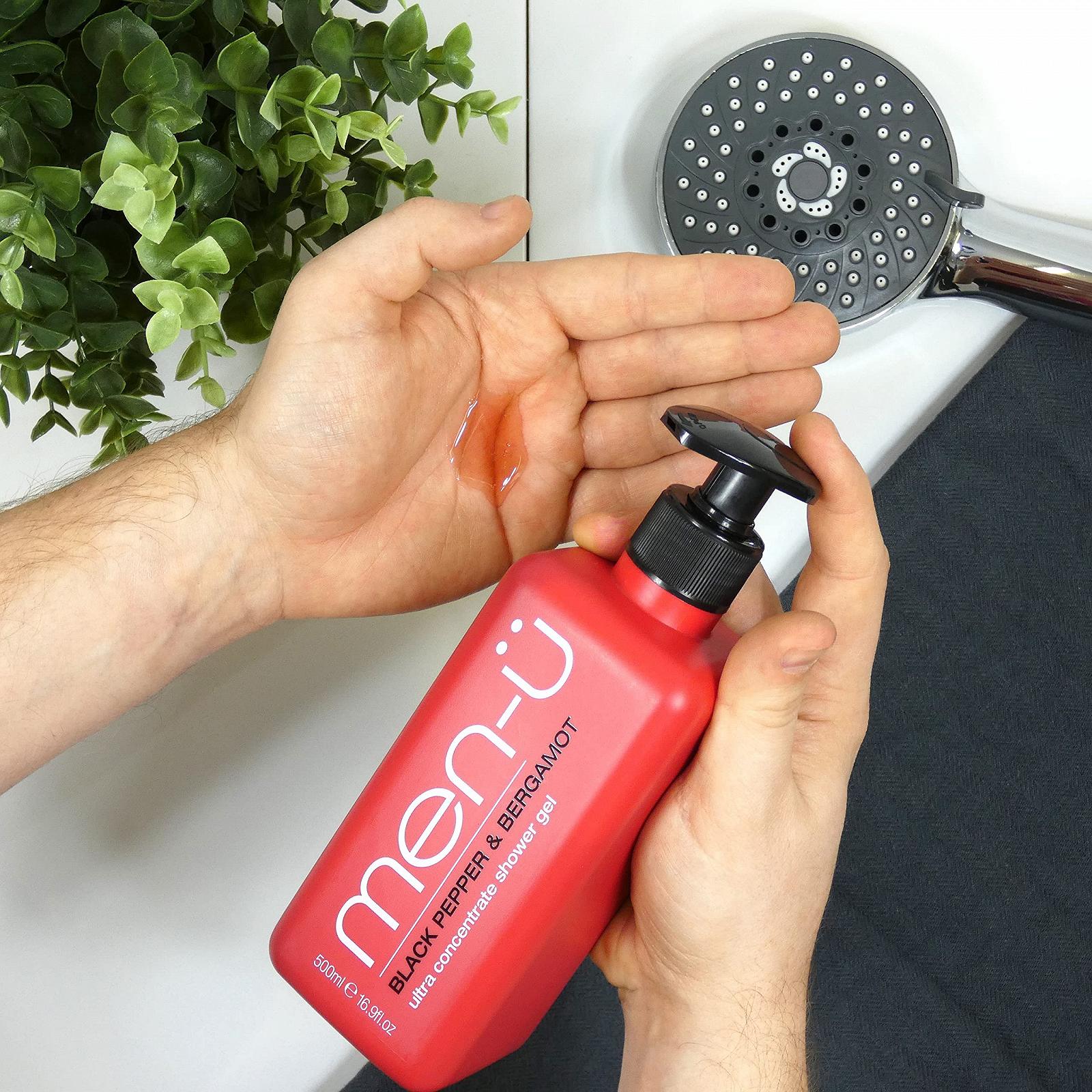 Гель для душу men-ü Black Pepper & Bergamot 500 мл, фото №5