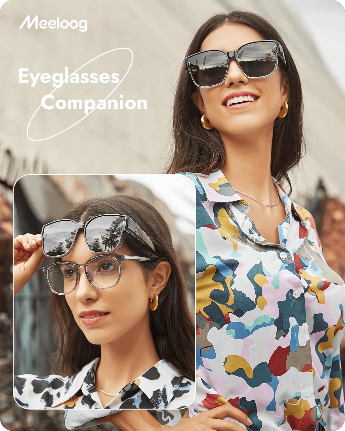 Поляризовані окуляри Meeloog для чоловіків і жінок, сонцезахисні окуляри із захистом UV400, фото №6