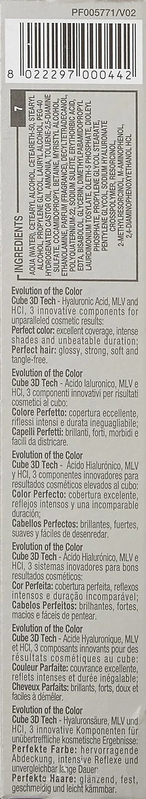 Краска для волос Alfaparf Evolution of The Color, 7 Средний Натуральный Блонд, 60 мл, фото №3 Краска для волос Alfaparf Evolution of The Color, 7 Средний Натуральный Блонд, 60 мл, фото №3