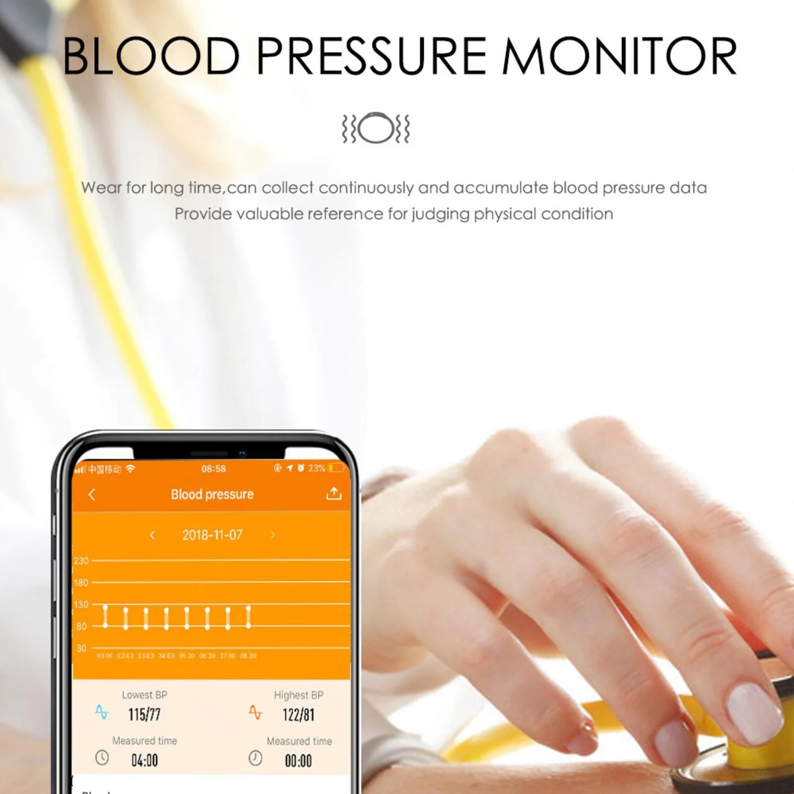 Смартгодинник F210530, Жовтий, фото №3