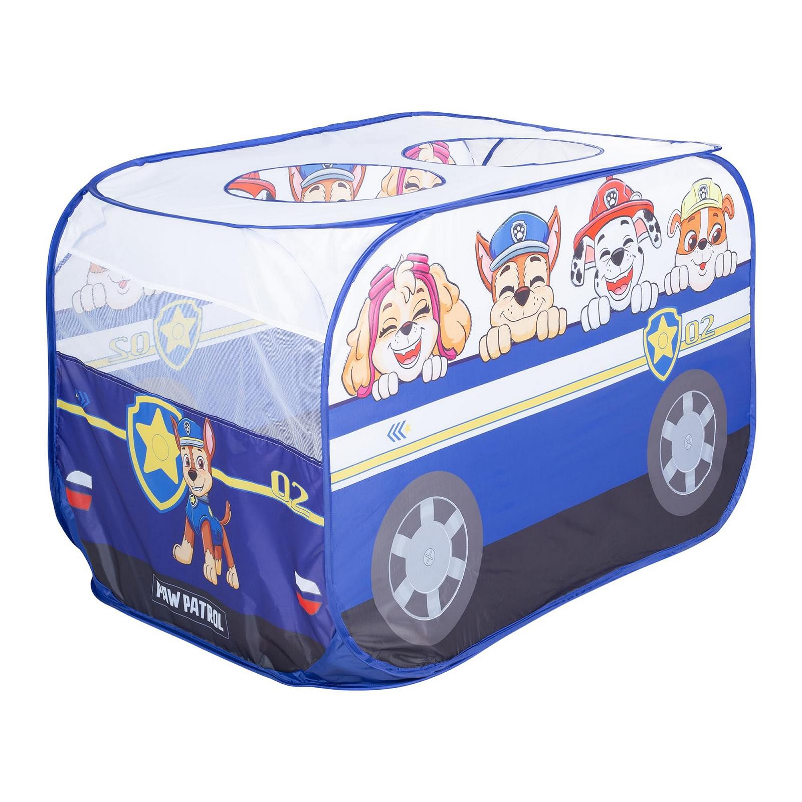 Намет ігровий Roba Paw Patrol Pop-Up у формі автомобіля, синій/білий, фото №5