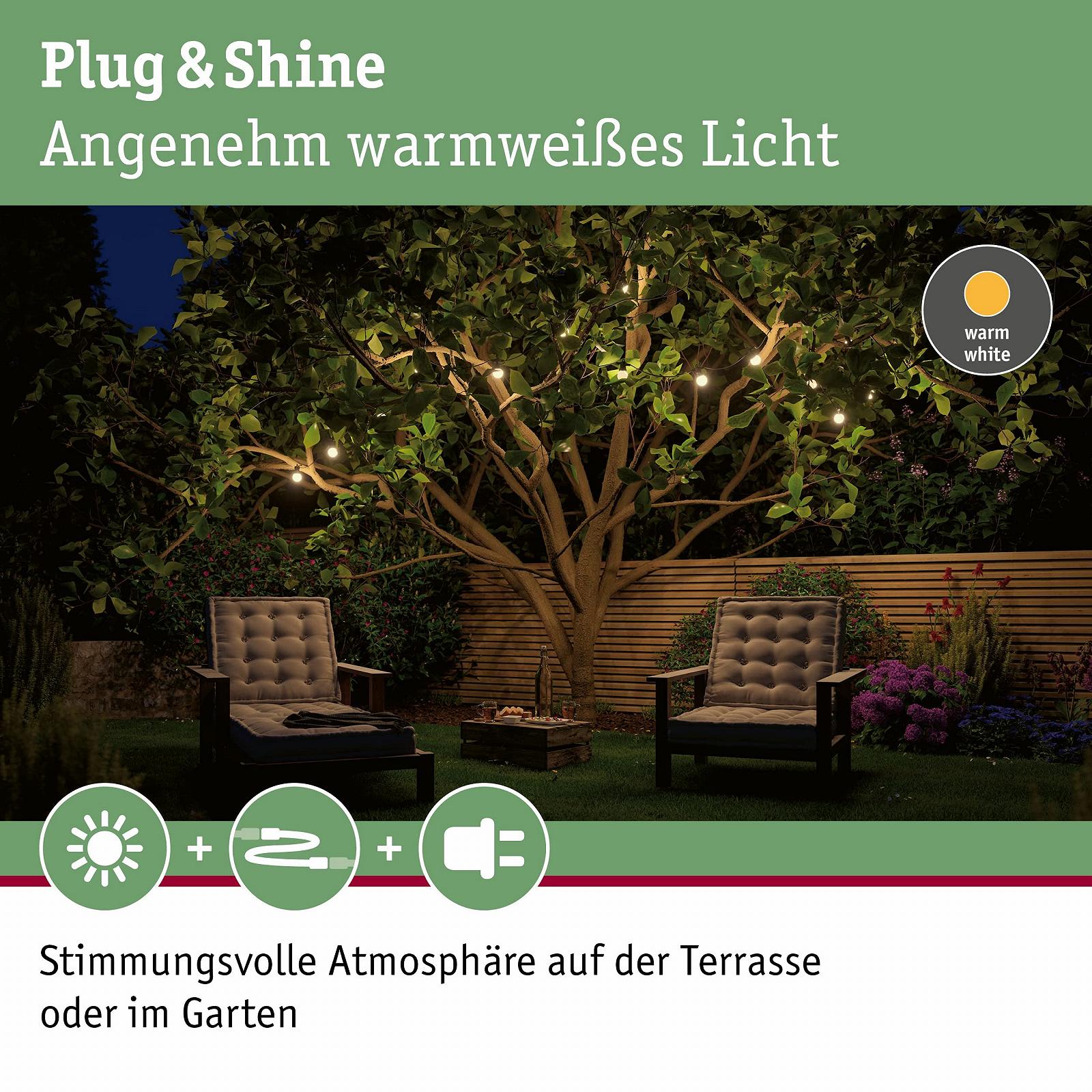 Гірлянда Paulmann Plug & Shine 941.65 3000 K 7 x 5 лм, фото №3
