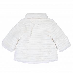 Куртка Chicco для дівчат, утеплена, зі штучним хутром (18 місяців, біла) Білий, 86, Білий synthetic.ua - Фото 1