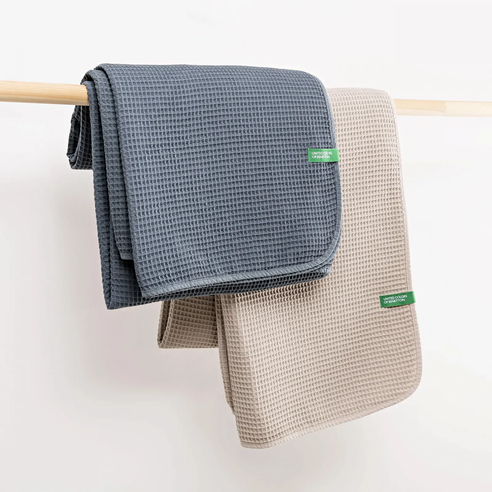 Покривало United Colors of Benetton 140 x 190 см, 200 г/м

, 100% бавовна, бежева, фото №3