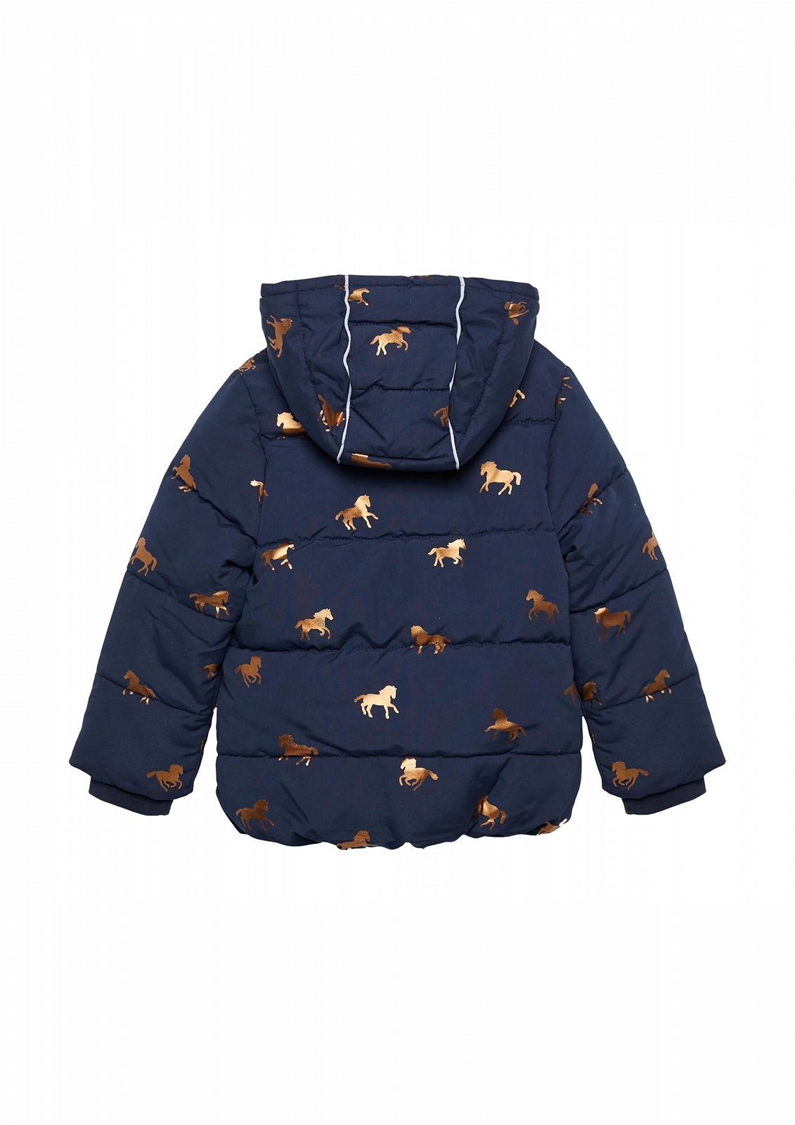 Куртка s.Oliver стьобана з блискучим принтом та флісовою підкладкою, фото №4 Куртка s.Oliver стьобана з блискучим принтом та флісовою підкладкою, фото №4