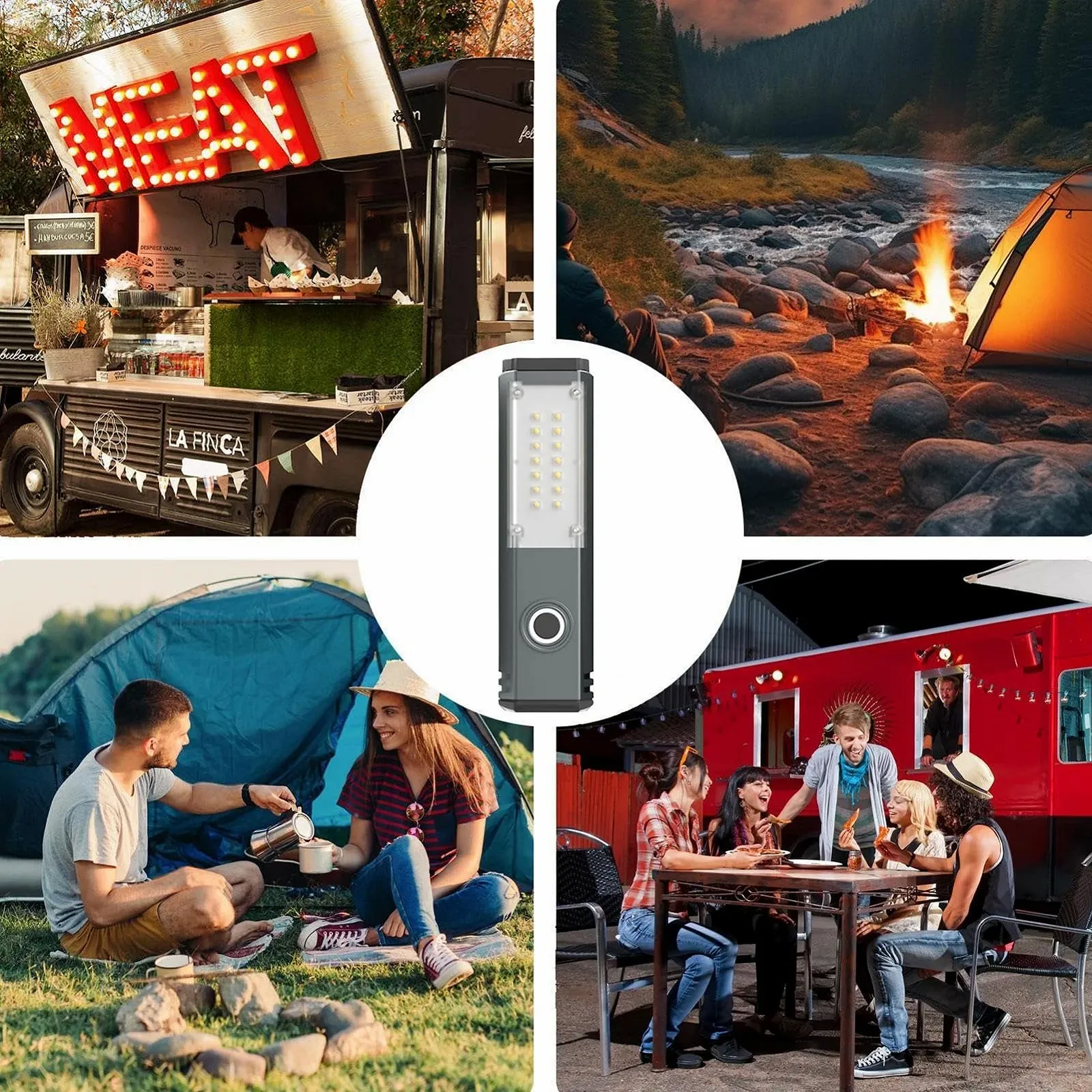 Компактный светодиодный фонарик Яркий фонарик Перезаряжаемый Маленький Высокая яркость Многофункциональный фонарик Портативный фонарик для кемпинга Пешего туризма и активного отдыха на природе, фото №5