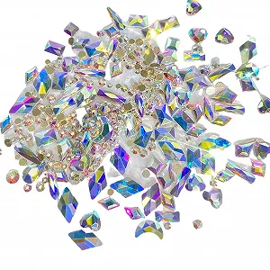 Украшения для ногтей Миниатюрные стеклянные стразы Symphony для девушек Фиолетовый - Фото 1