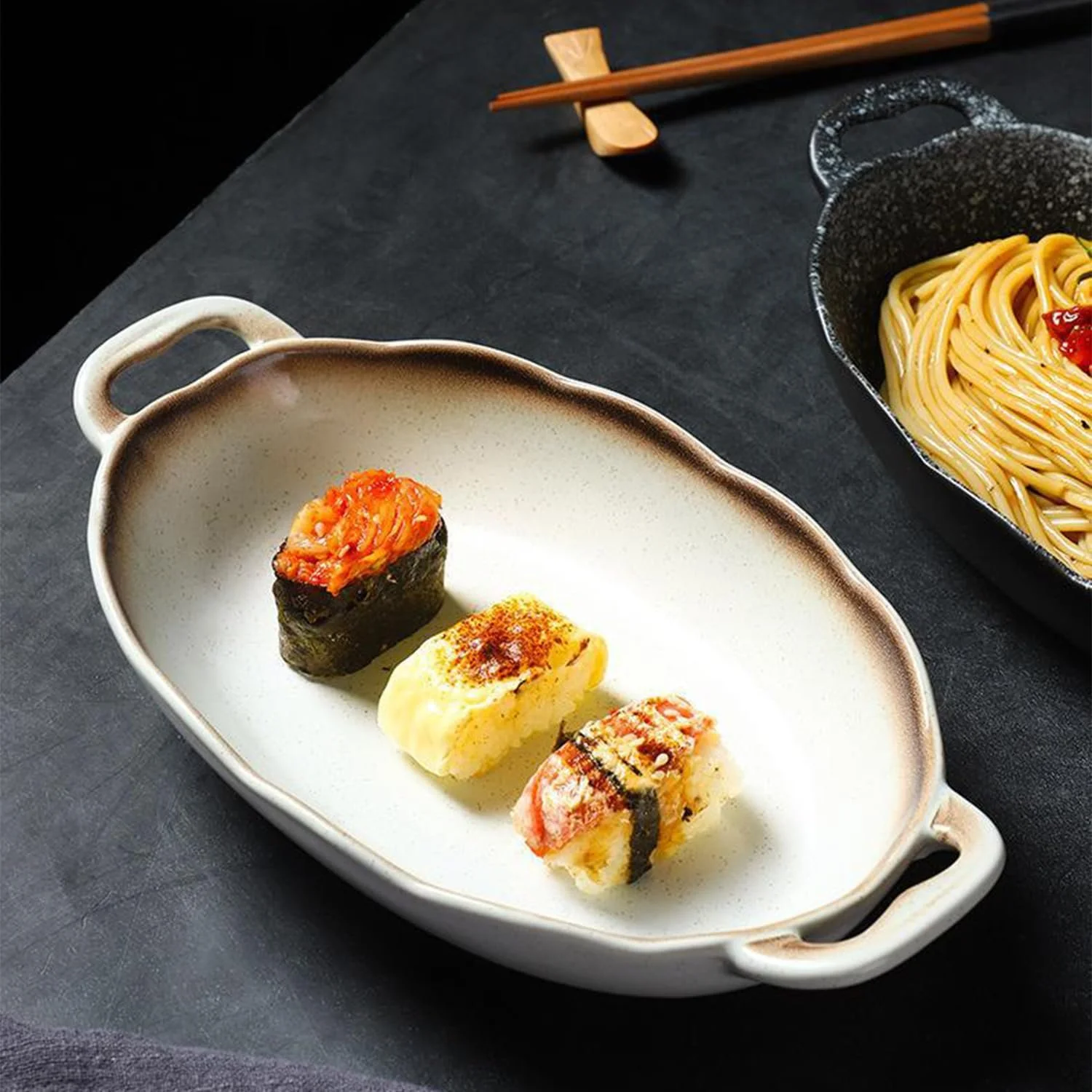 Форма для запекания керамическая 1000 мл белая, фото №5