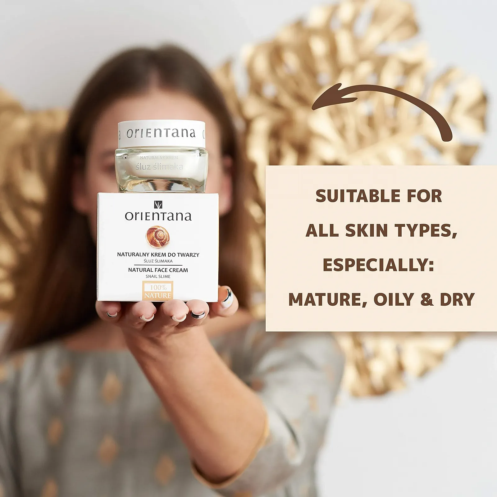 Денний/нічний крем Natural Snail Cream з муцином равлика, фото №3 Денний/нічний крем Natural Snail Cream з муцином равлика, фото №3