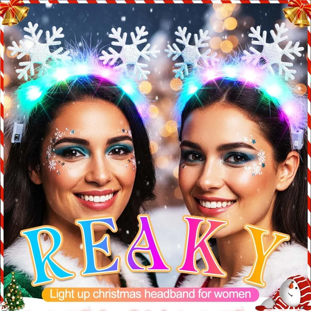 Обруч Reaky Сніжинка Сяюча, фото №4 Обруч Reaky Сніжинка Сяюча, фото №4