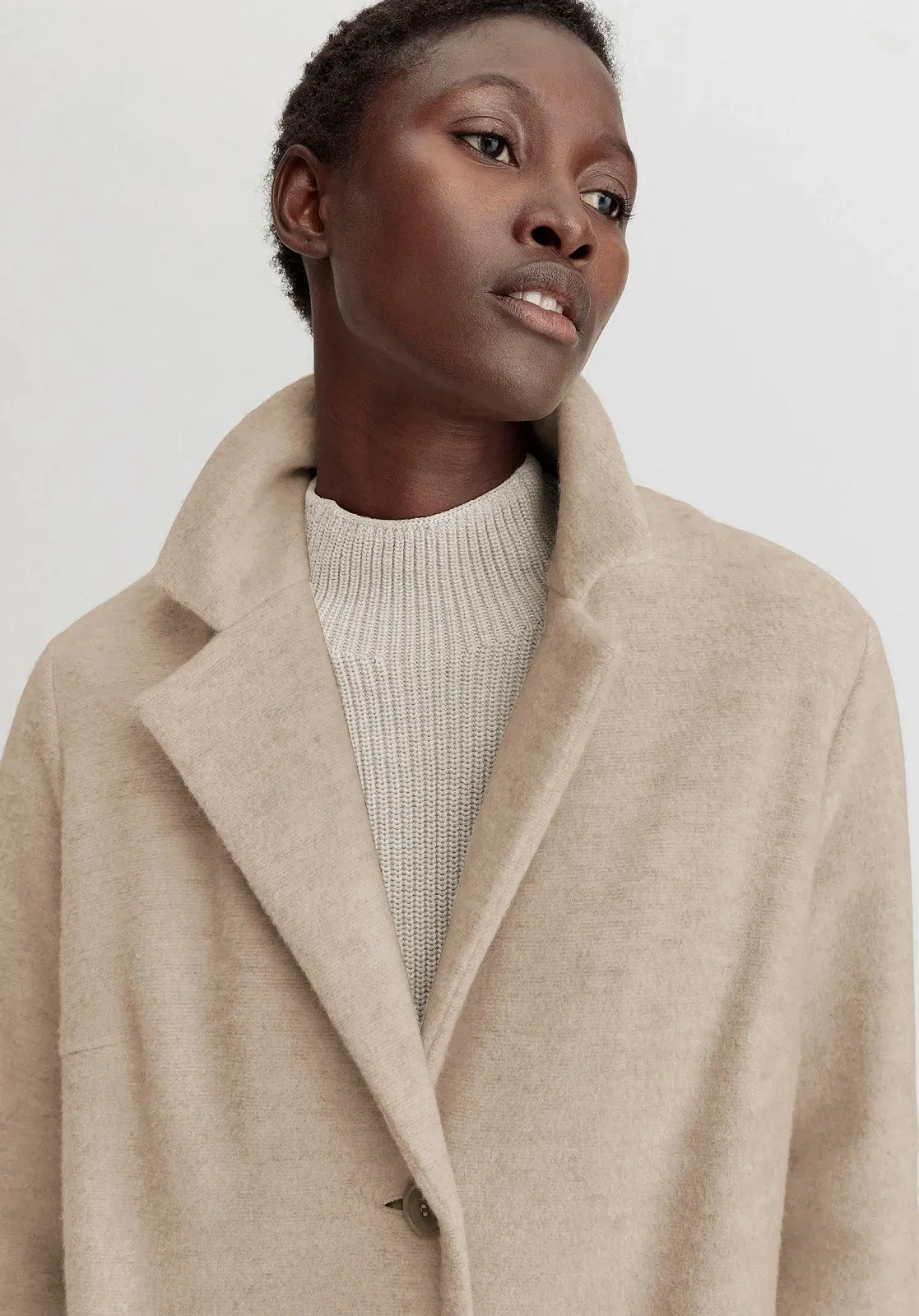 Пальто hessnatur Wollfleece Regular з органічної мериносової вовни з органічною бавовною, фото №9 Пальто hessnatur Wollfleece Regular з органічної мериносової вовни з органічною бавовною, фото №9