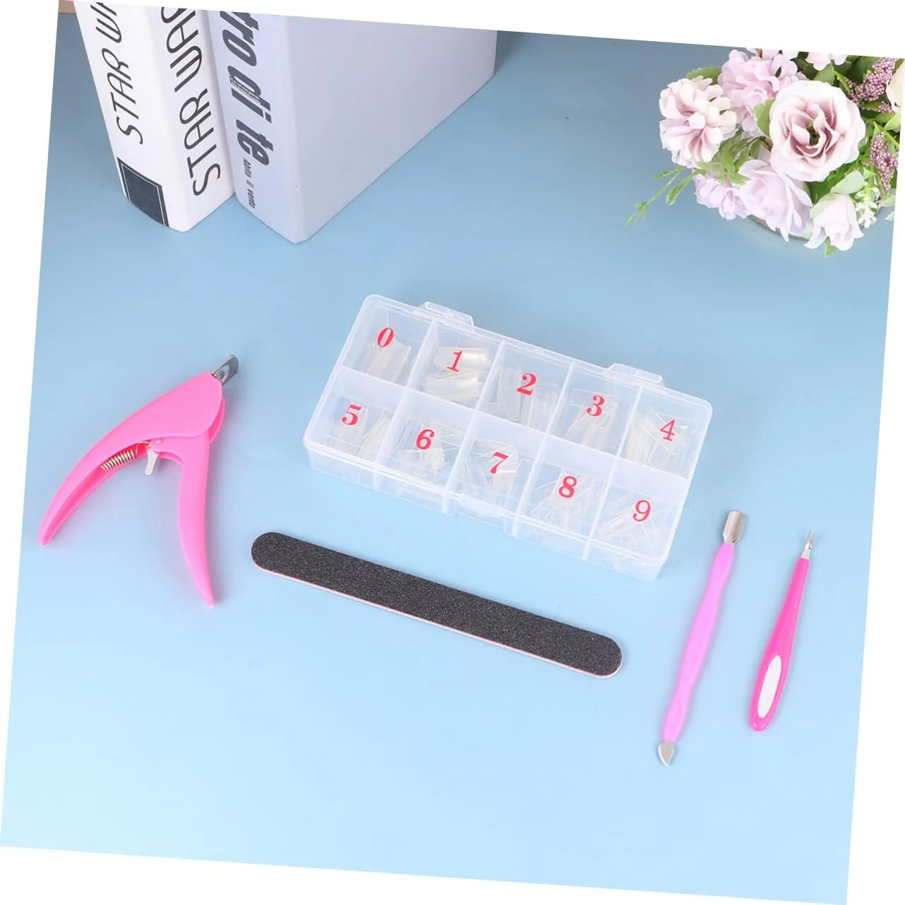 Набор для маникюра WRITWAA 500 шт. Прозрачные искусственные ногти из металла и пластика, фото №9 Набор для маникюра WRITWAA 500 шт. Прозрачные искусственные ногти из металла и пластика, фото №9