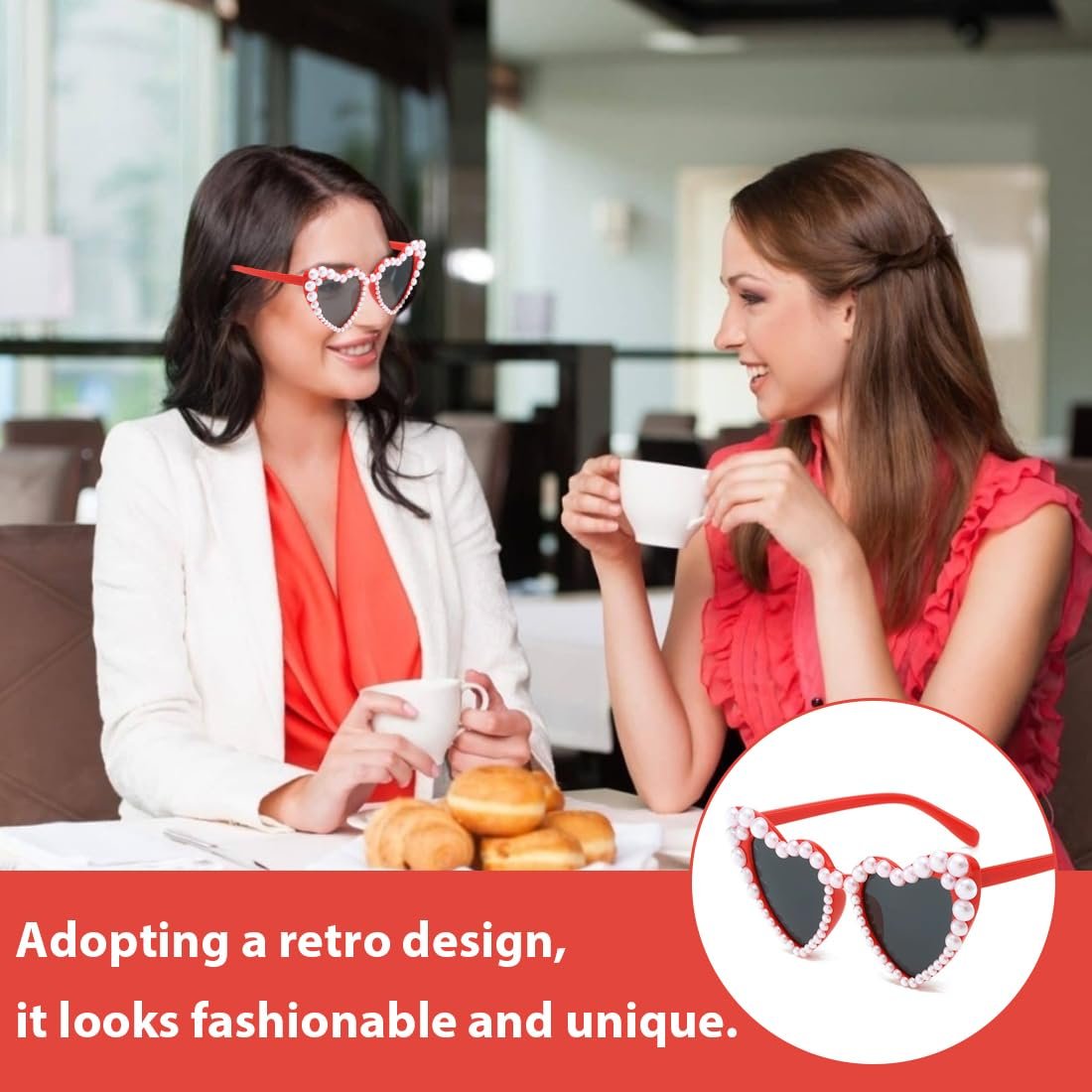 Сонцезахисні Окуляри HAZMA Серце Перламутрові A, фото №3