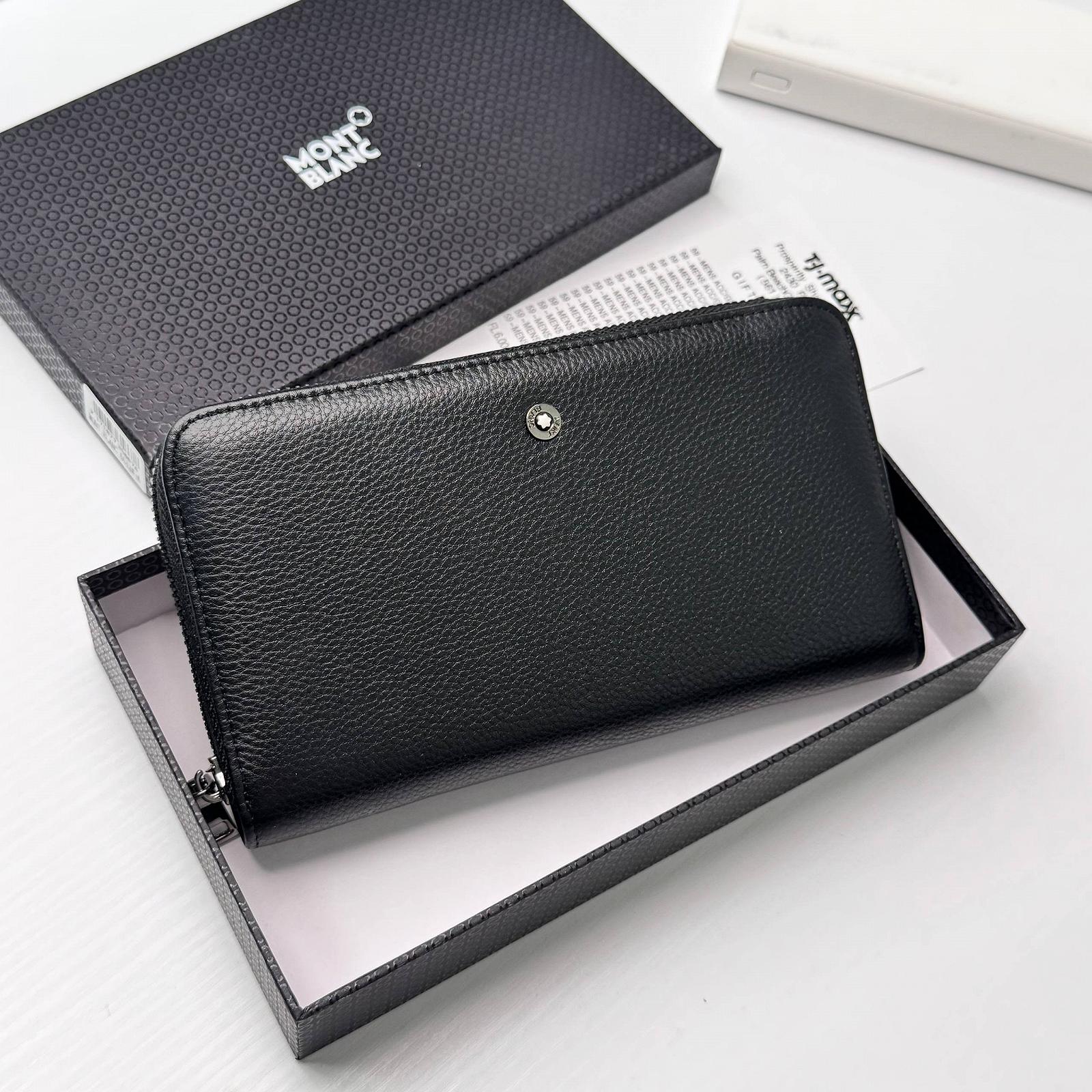 Чоловічий шкіряний гаманець на замку Mont Blanc, фото №5