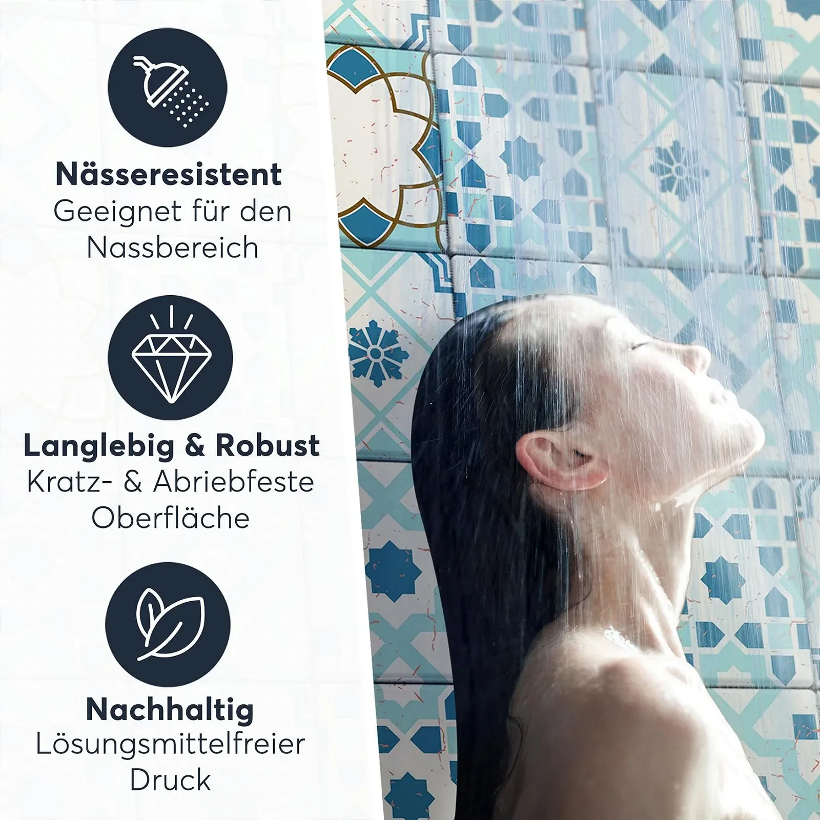 Наклейки для плитки CREATISTO Мозаїка 15 x 20 см 12 шт., фото №5