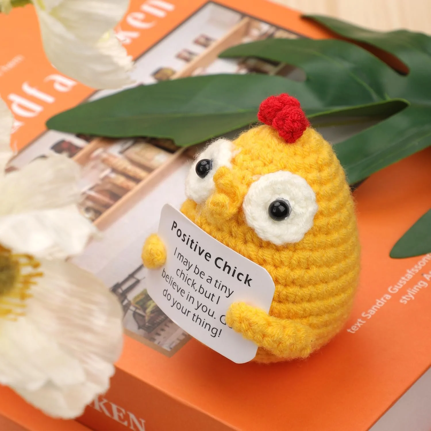 NQEUEPN Вязаная Мини Курица Желтая, фото №3 NQEUEPN Вязаная Мини Курица Желтая, фото №3