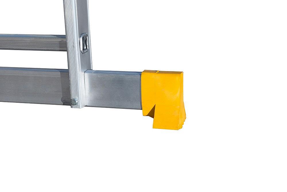 Драбина алюмінієва MASTERTOOL 3-х секційна 3х9 ступенів h=6200 мм max 150 кг 79-1309, фото №10