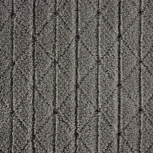 Покривало Design91 Cindy 2 М'яка Пухнаста Покривало Мікроволокно 170 x 210 см Графіт 4 synthetic.ua - Фото 1