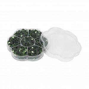 Стразы Emoshayoga Прозрачные Светло-зеленый JM201, 1000 шт synthetic.ua - Фото 1