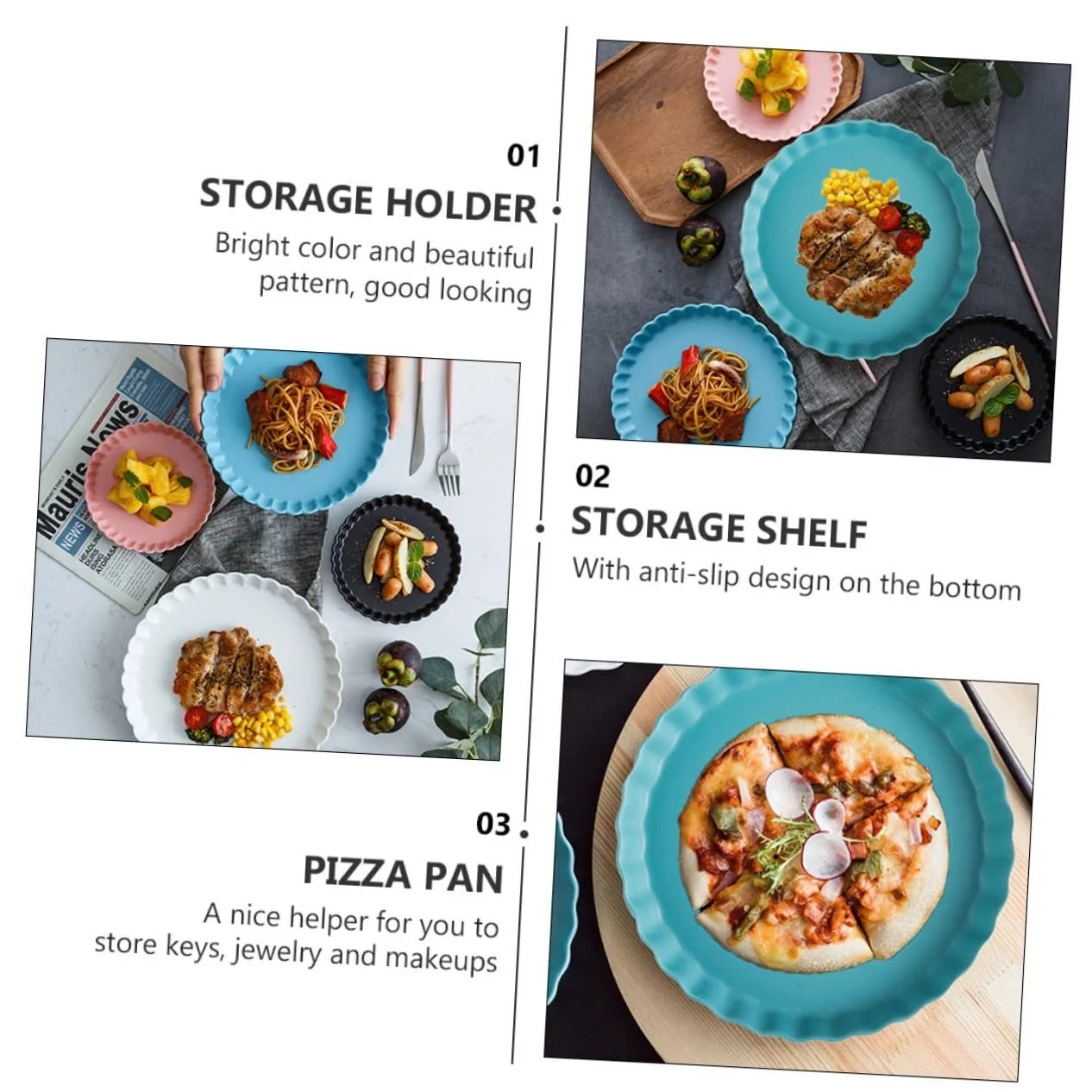 Форма для пиццы Mobestech керамическая круглая 1 шт, фото №7