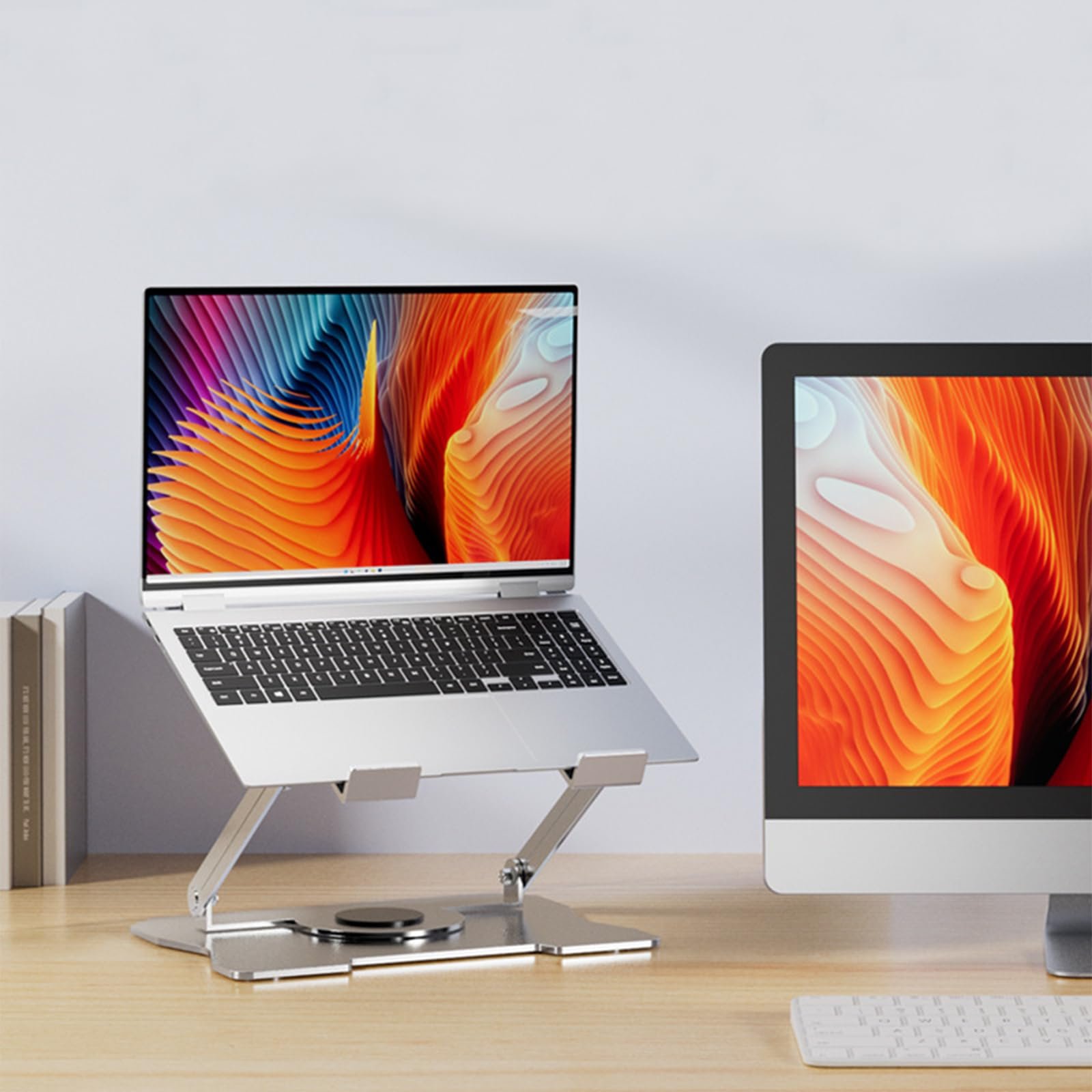 Подставка для ноутбука Регулируемая по высоте с вращающимся основанием 360°, фото №5 Подставка для ноутбука Регулируемая по высоте с вращающимся основанием 360°, фото №5