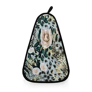 Полотенце Leopard Druck Rose абсорбирующее быстросохнущее кухонное - Фото 1