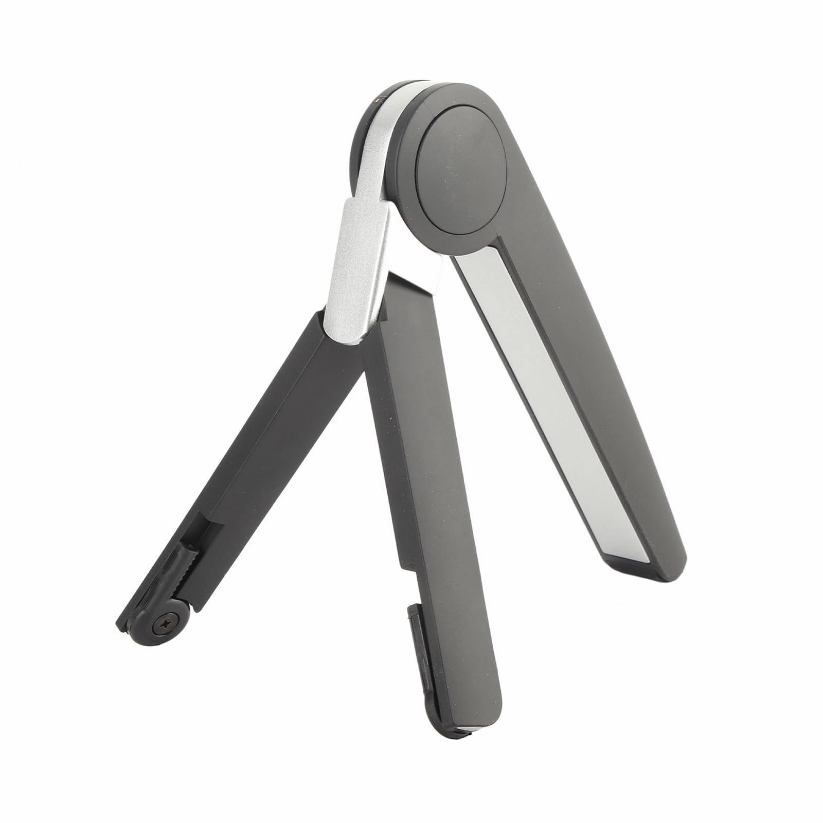 Складная подставка для ноутбука, регулируемый держатель для планшета, эргономичная подставка для ноутбука для работы дома или в офисе, алюминиевый сплав, черный, фото №3