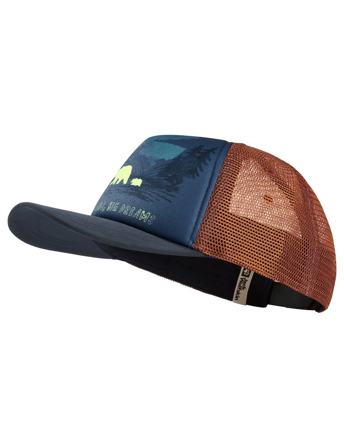Бейсболка Jack Wolfskin Animal Mesh Cap K Детская Сетчатая, фото №1 Бейсболка Jack Wolfskin Animal Mesh Cap K Детская Сетчатая, фото №1